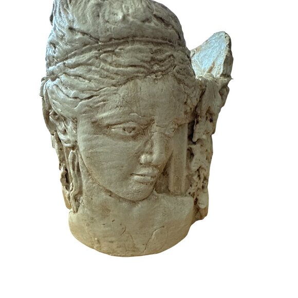 Handmade Persephone Greek Goddess of Spring Pot / Planter Intricate Detailing - Picture 11 of 12